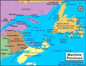 map Maritimes